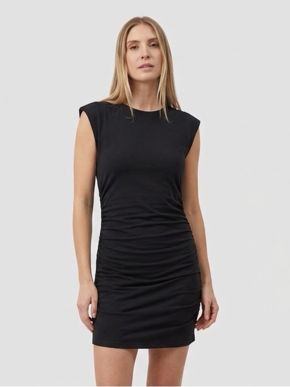 Dynamite Ruched Jersey Mini Dress